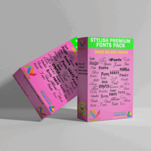 Stylish Premium Fonts Pack 60000+